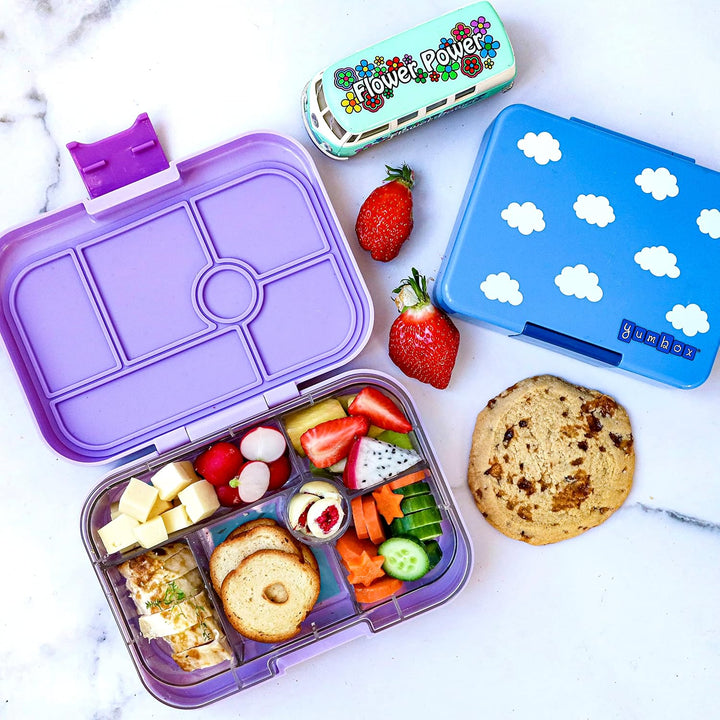 Yumbox Original M Lunchbox - Brotdose 6 Fächer, mittelgross | Bento Box für Kindergarten Kinder, Sch