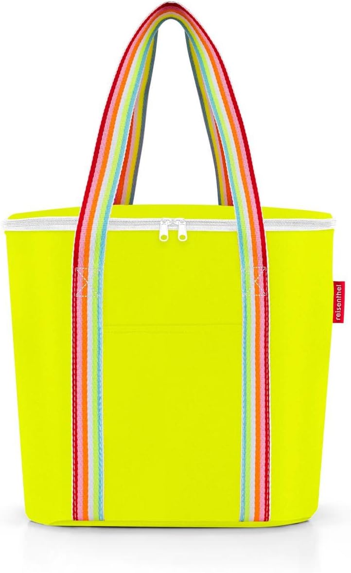 reisenthel thermoshopper pop Lemon – Kühltasche für den Einkauf oder das Picknick mit 2 Trageriemen