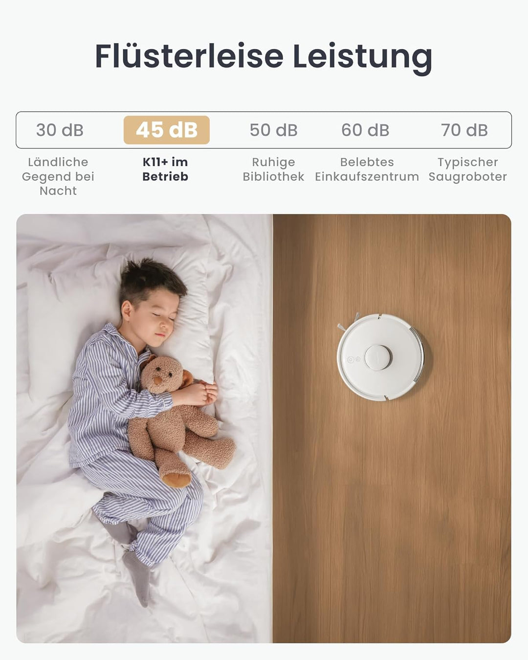 SwitchBot K11+ Saugerroboter mit Mopp, 6000Pa Saugkraft, 90 Tage Staubauffang, Selbstentleerung, LDS