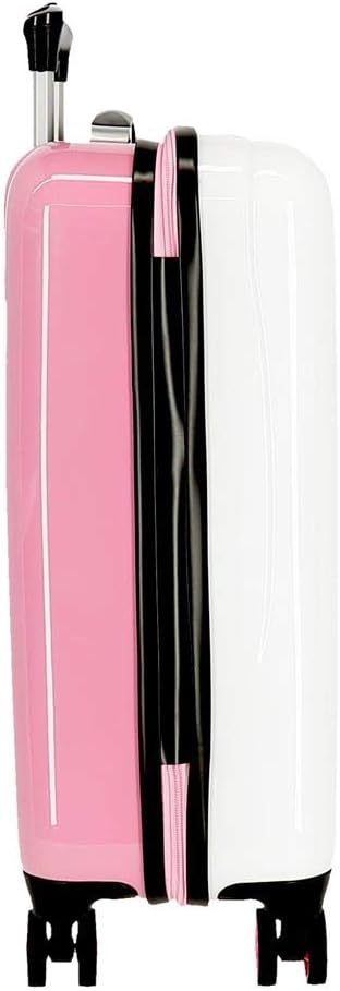 Disney Minnie Magic Kabinenkoffer Weiss 37x55x20 cms Hartschalen ABS Kombinationsschloss 33L 2,8Kgs