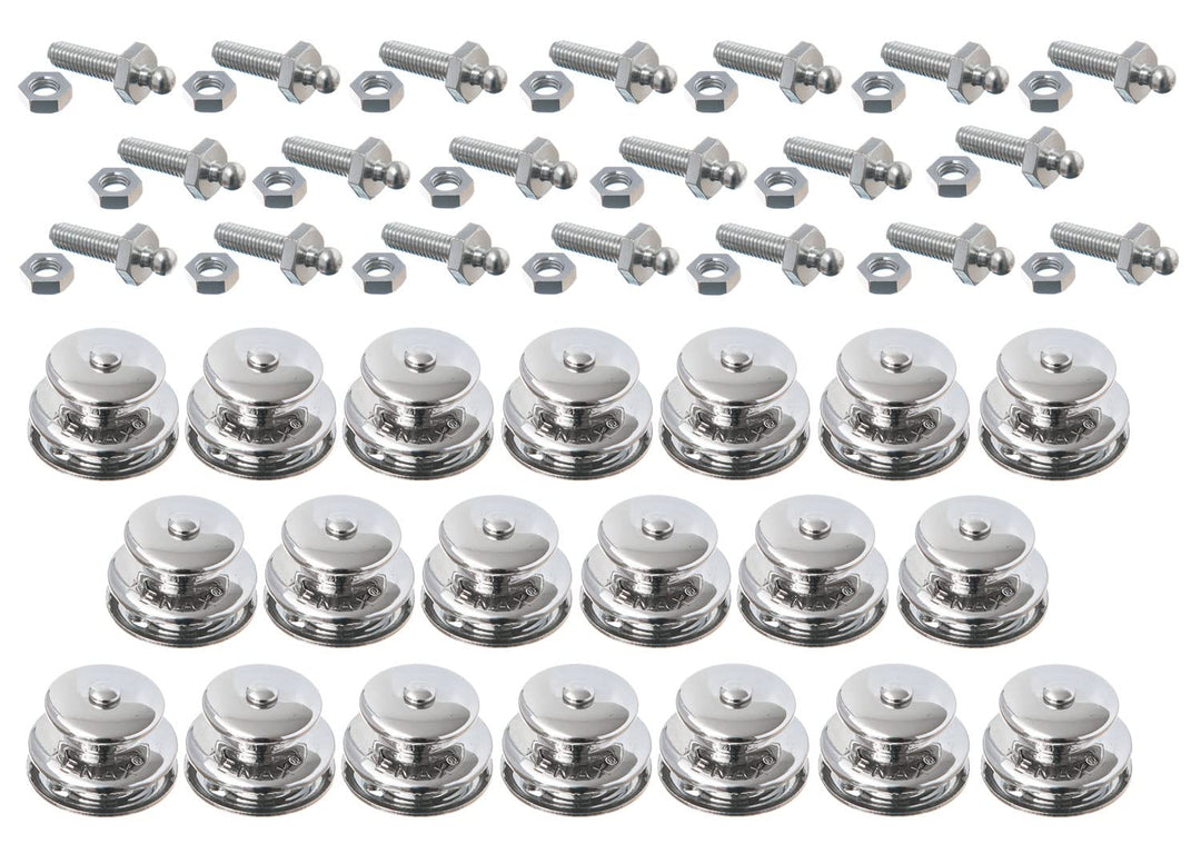 New Marine TENAX 20 Stück Oberteile. Gross + M5x16mm Gewindeschrauben