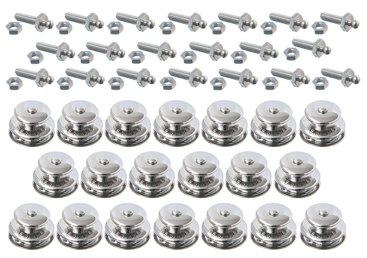 New Marine TENAX 20 Stück Oberteile. Gross + M5x16mm Gewindeschrauben