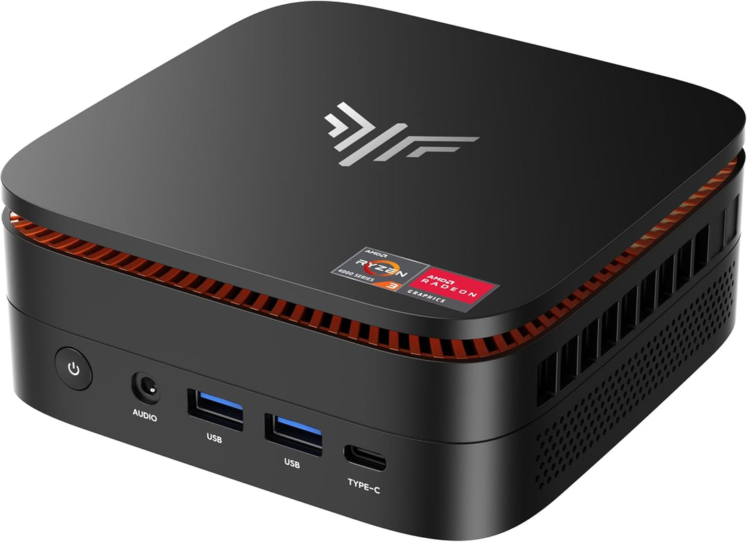 NiPoGi Pinova P1 Mini PC AΜD Ryzen 4300U W11 Pro(4C/4T,3,7GHz,Besser als 3500U/N150/N95) 16GB DDR4 R