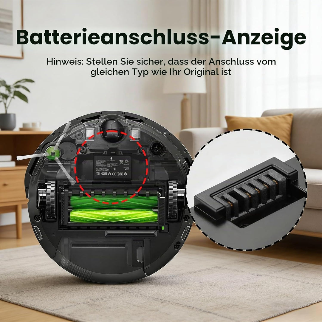 Vacuum Cleaner Batterie Pour iRobot j7 i4 j8+, Pour Combo j5 i5 j7+ j9+,j7 j7+ j7550 i4 i4+ i4 Plus