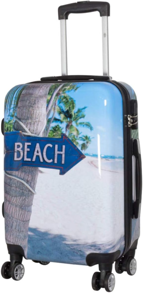 Warenhandel König Polycarbonat Hartschalen Koffer Trolley Reisekoffer Reisetrolley Handgepäck Boardc