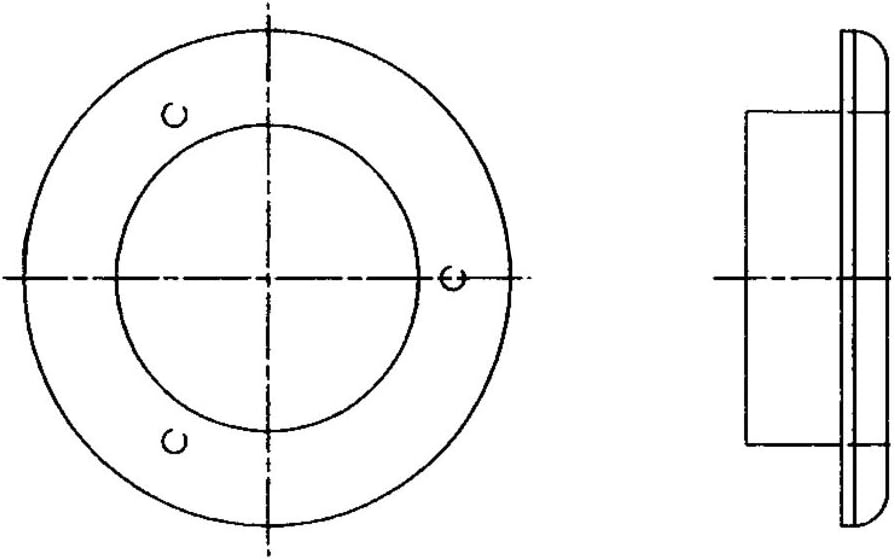 HELLA - Innenraumleuchte - LED - 24V - 0.5W - LED - Einbau - Lichtscheibenfarbe: glasklar - Innenrau