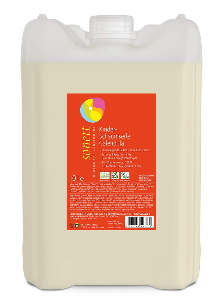 Sonett Kinder-Schaumseife Calendula, 10 Liter 10 l (1er Pack), 10 l (1er Pack)