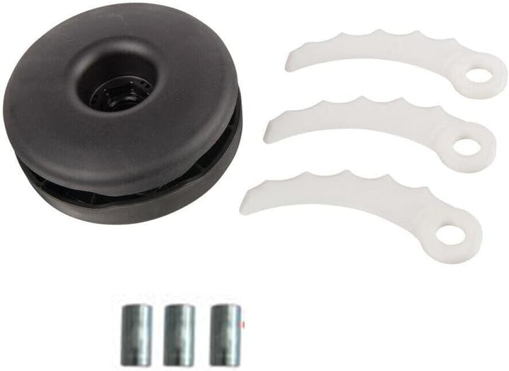 Rasentrimmer Kunststoff Klingenkopf Set für Makita 198383-1 DUR UR Trimmer, Klingenkopf mit 3 Stück