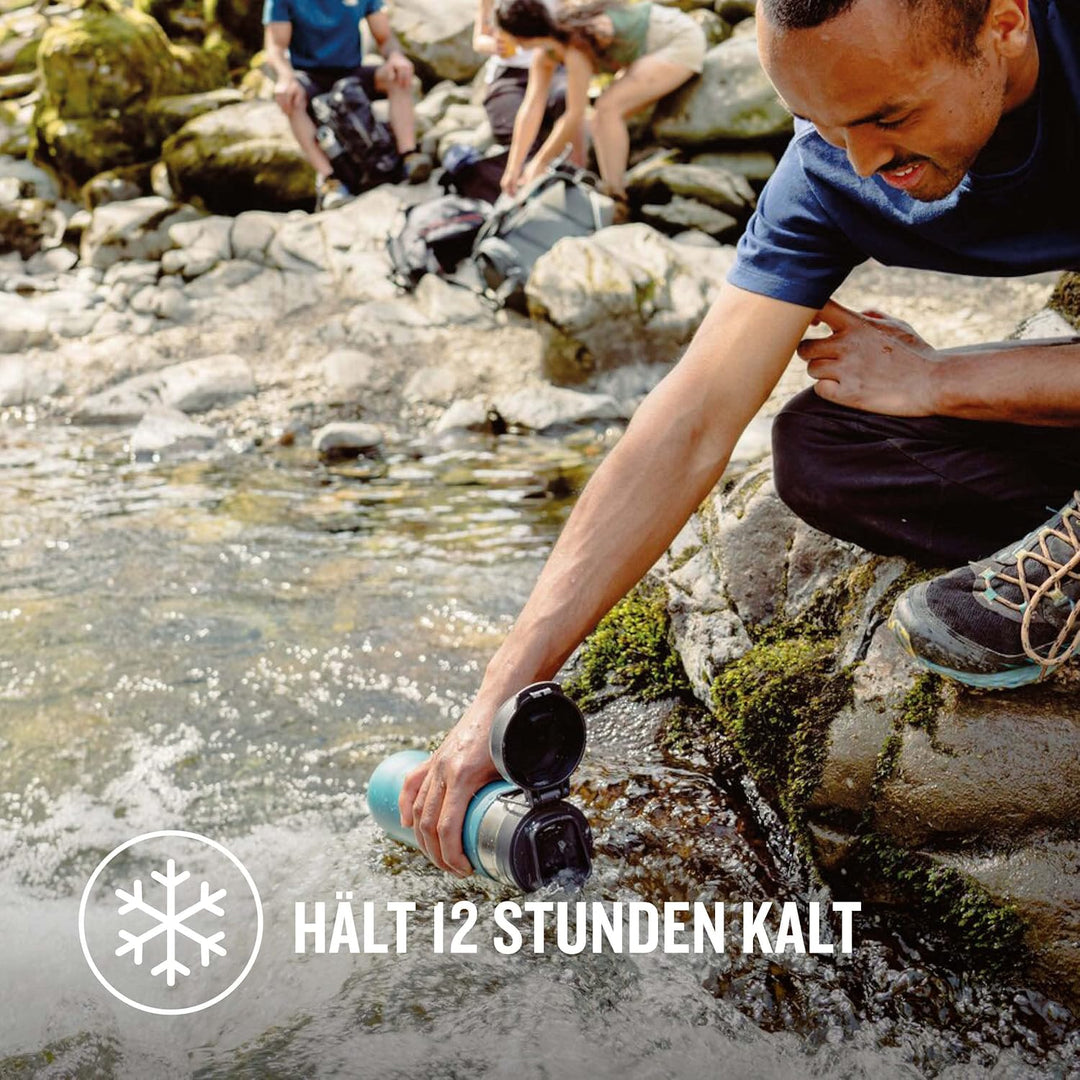 Stanley Quick Flip Trinkflasche Edelstahl - Hält 7+ Stunden Kalt - Wasserflasche BPA-Frei - Spülmasc
