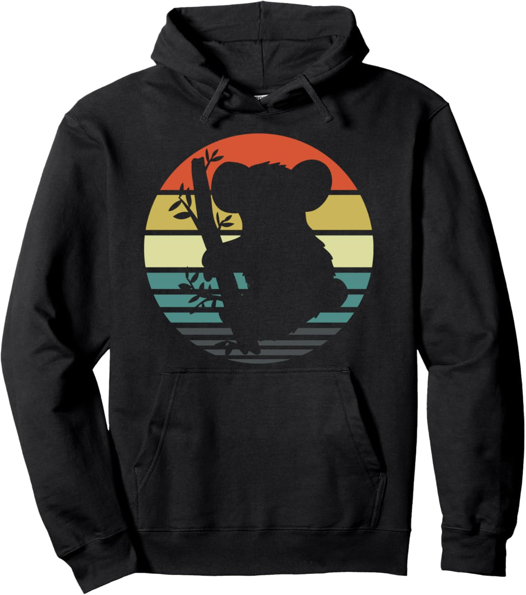 Koala Australien Retro Beuteltier Pullover Hoodie