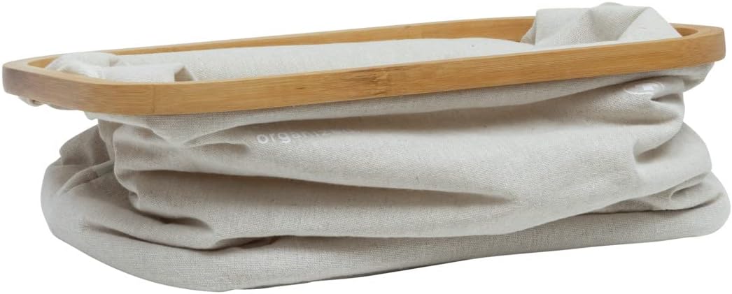 TOM TAILOR Aufbewahrungskorb, 2er Set, praktischer Organizer mit Bambusrahmen, Moderne Aufbewahrungs