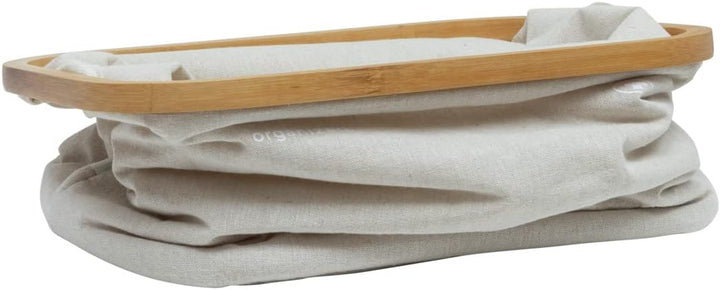 TOM TAILOR Aufbewahrungskorb, 2er Set, praktischer Organizer mit Bambusrahmen, Moderne Aufbewahrungs