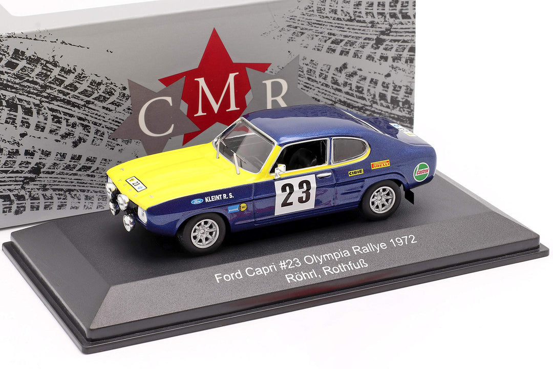 CMR WRC012 Miniaturmodell aus der Sammlung, Gelb/Blau