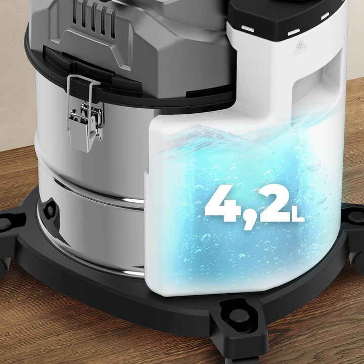 Cecotec Staubsauger für Feststoffe, Flüssigkeiten, Polster und Teppiche mit Kabel Conga CarpetClean