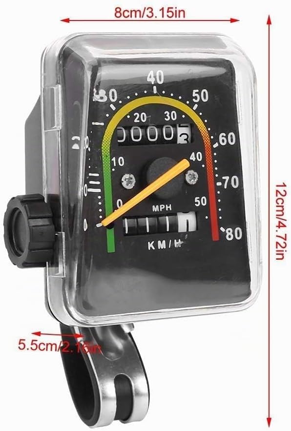 SUNGOOYUE Fahrrad Kilometerzähler Wasserdichter mechanischer Fahrrad Computer Tachometer