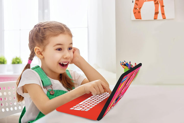 Lexibook JC598MIi3 Miraculous mit Ladybug-Zweisprachiger Laptop für Bildungszwecke Englisch und Deut