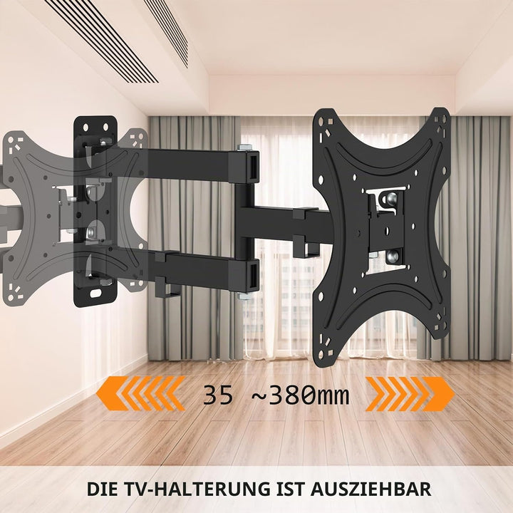 Muchen TV Wandhalterung Schwenkbare Neigbare TV Halterung für Fernseher 26-50&