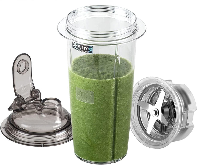OmniBlend Smoothie Maker Mix & Go I Mixer Smoothie Maker 950ml Smoothie Becher & Stössel I Blender M