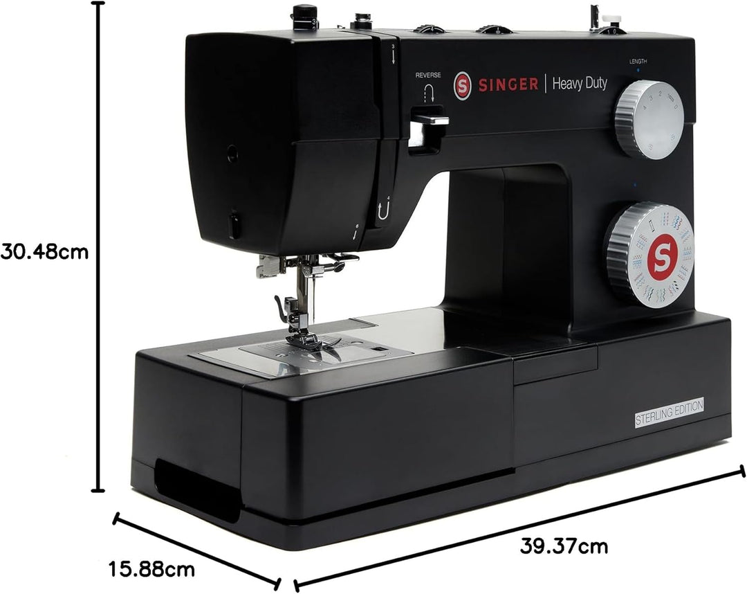 SINGER® Sterling Edition 4432 Robuste Nähmaschine mit Zubehörset | Leistungsstarker Motor mit verbes