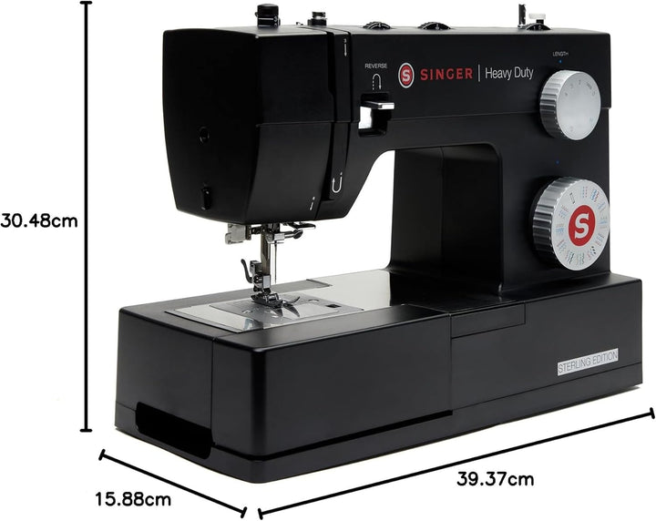 SINGER® Sterling Edition 4432 Robuste Nähmaschine mit Zubehörset | Leistungsstarker Motor mit verbes