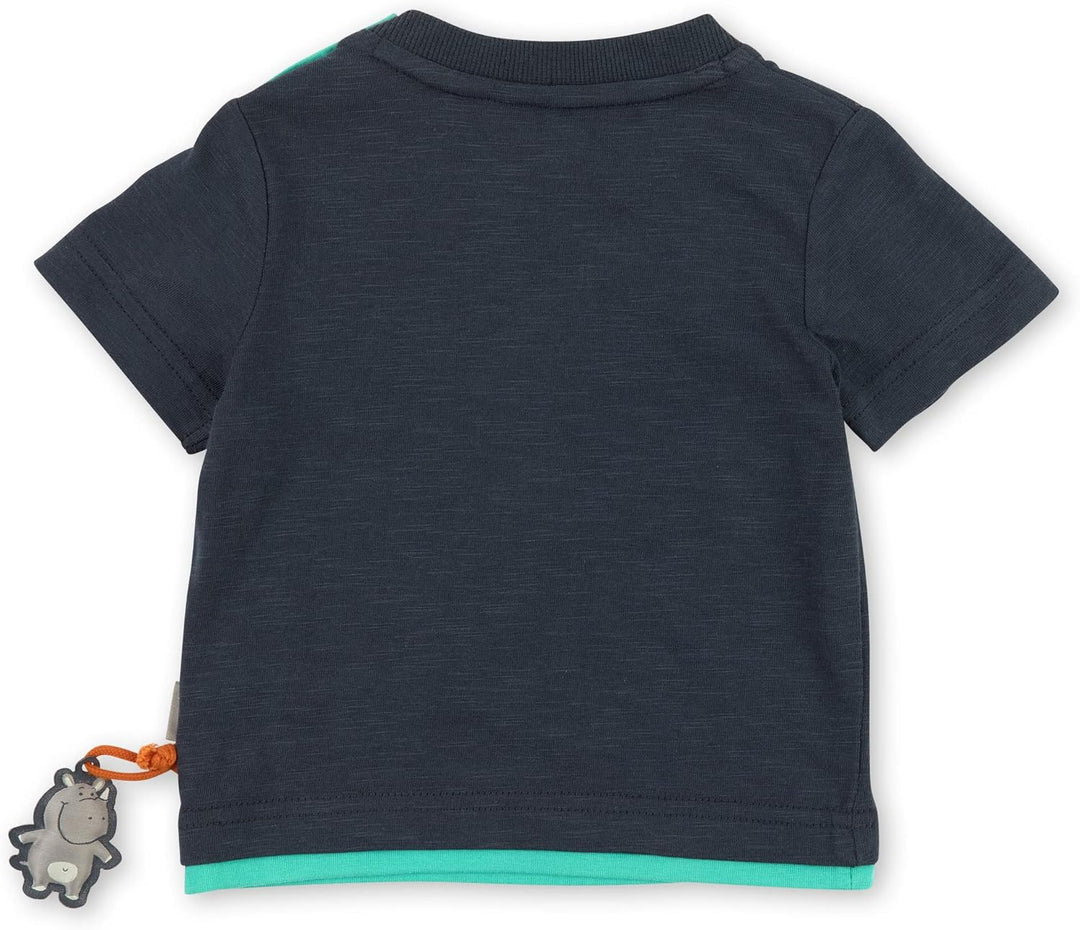 Sigikid Jungen T-Shirt 68 Blau/Safari, 68 Blau/Safari