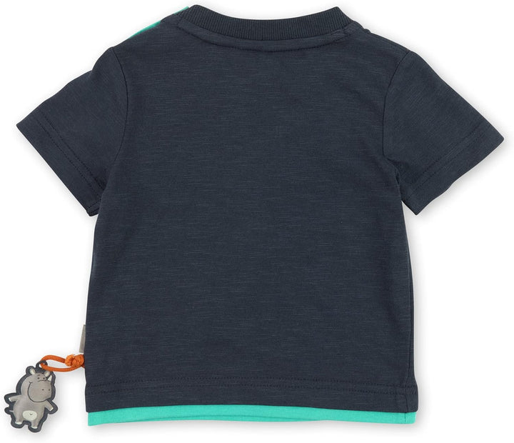 Sigikid Jungen T-Shirt 68 Blau/Safari, 68 Blau/Safari