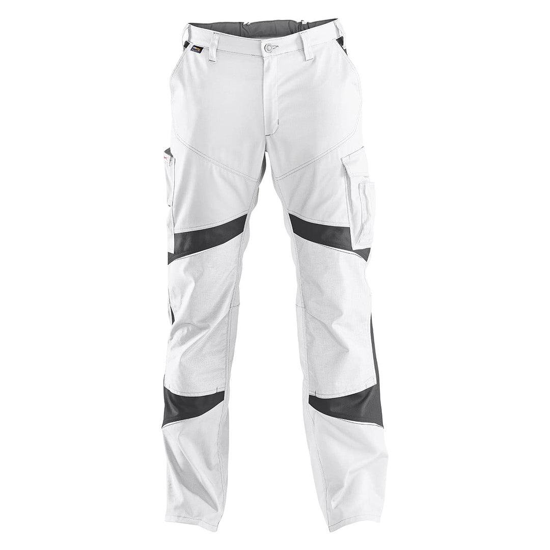 KÜBLER Workwear KÜBLER ACTIVIQ Arbeitshose HIGH weiss/anthrazit 64 Weiss / Anthrazit, 64 Weiss / Ant