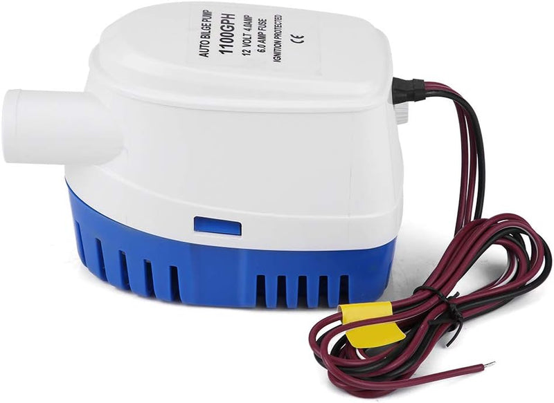 Bückenpumpe, 12 V, 1100 GPH, automatische Bahnpumpe für Boot, Tauchpumpe für Teiche, Schwimmbäder, S