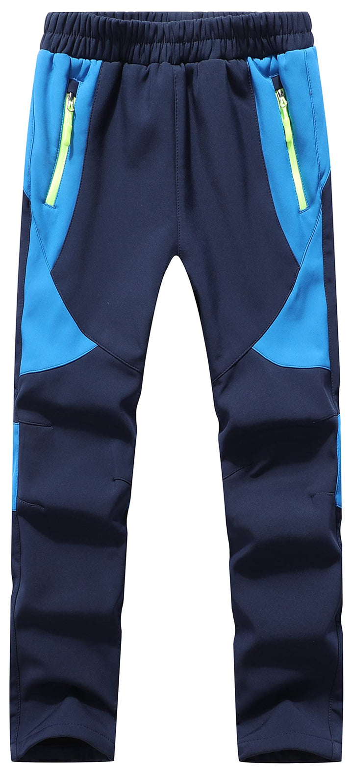 DAFENP Kinder Softshellhose Skihose Warm Gefüttert Thermohose Winter Wasserdicht Winddicht Schneehos
