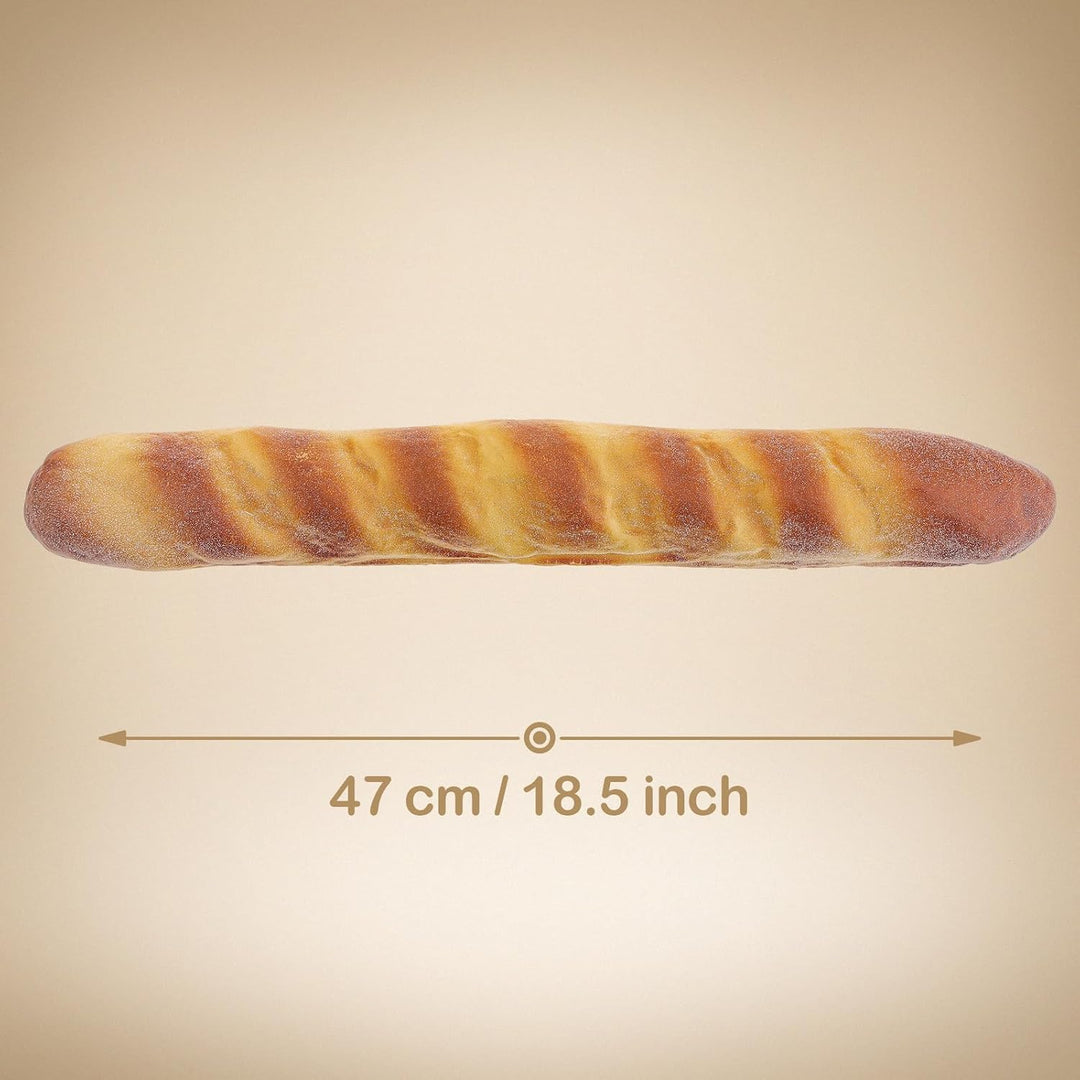 Gresorth 47cm Künstliche Lang Brot Requisite Gefälschte Baguette Simulation Lebensecht Nachspeise fü