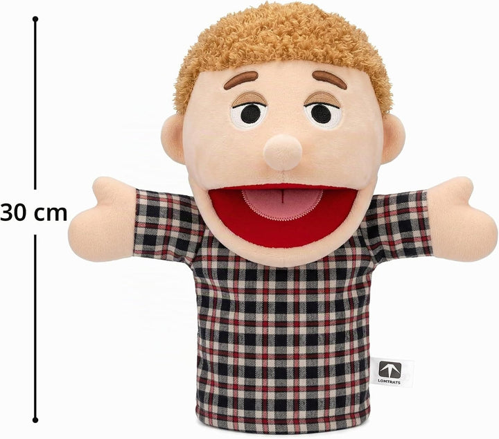 LOMTRATS Familie Handpuppen für Kinder, beinhaltet Opa, Oma, Papa, Mama, Tochter, Sohn mit beweglich