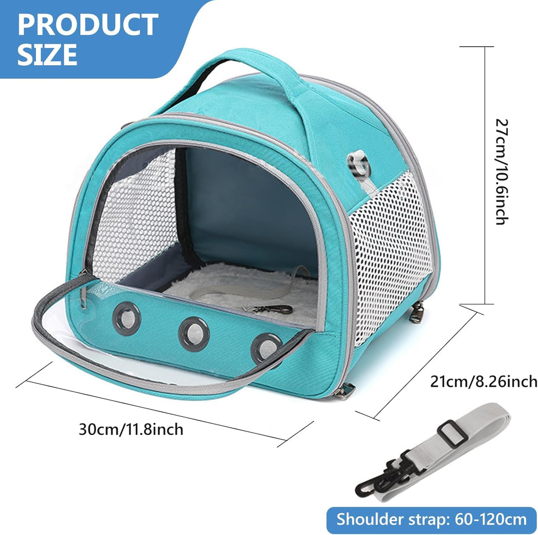 30 * 27 * 21cm Transportbox Katze, Meerschweinchen-Tragetasche, Katzen Tragetasche, mit Schultergurt