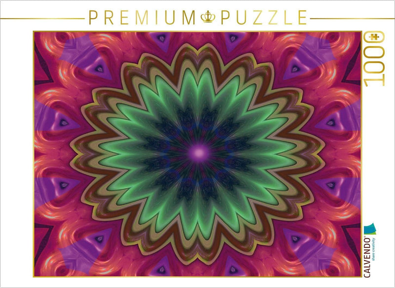 CALVENDO Puzzle Mandala 10 CB 1000 Teile Lege-Grösse 64 x 48 cm Foto-Puzzle Bild von Digital-Art, 10