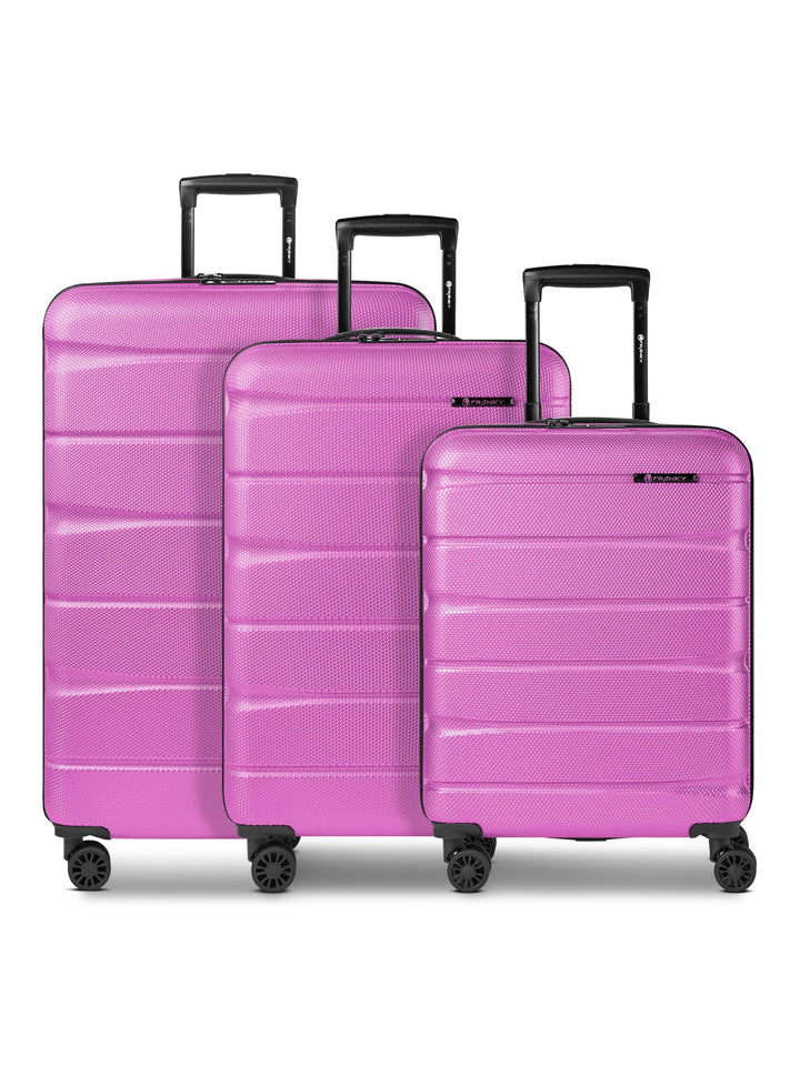 Franky Koffer-Set 3-teilig für Damen und Herren | Reise-Trolleys 51 x 30 x 76 cm aus hochwertigem, s