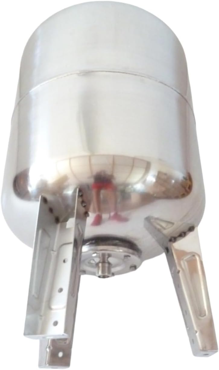 Druckkessel Membrankessel vertikal 100 L Edelstahl max. 6 Bar, Ausdehnungsgefäss stehend