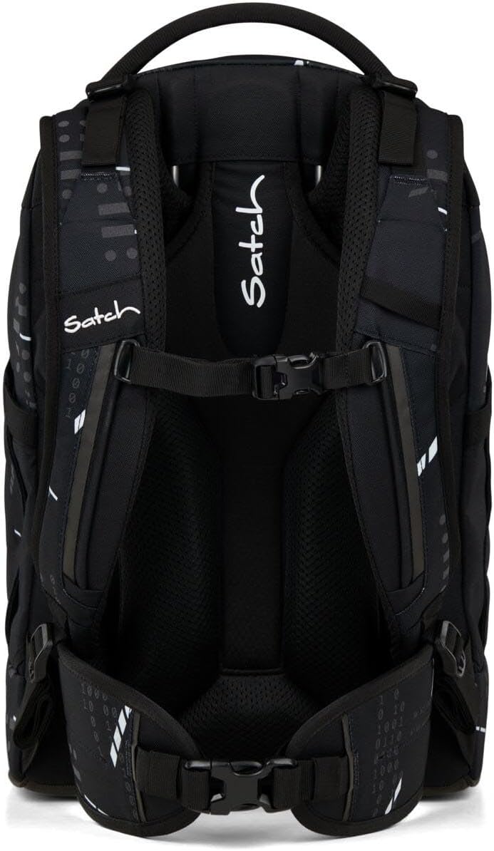 Satch Pack Schulrucksack Set 2tlg. inkl. Pencil Slider (Ninja Matrix), Ninja Matrix