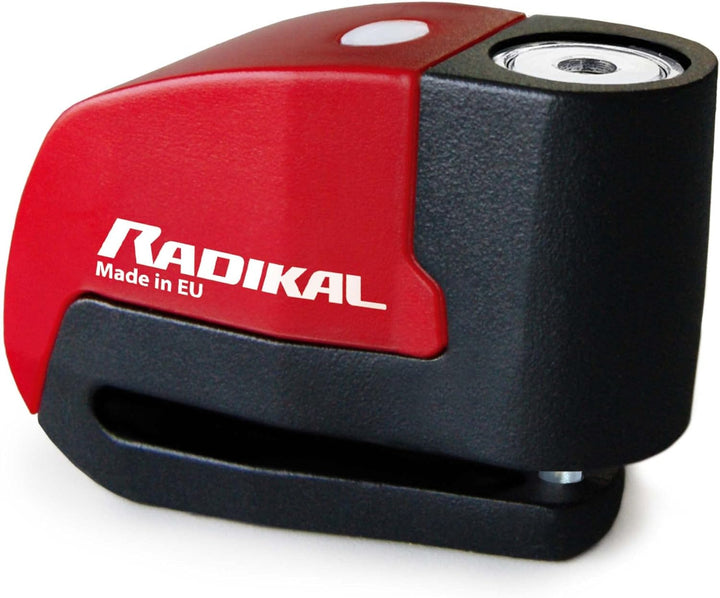 RADIKAL RK6 Bremsscheibenschloss mit Alarm Motorradschloss Fahrradschloss mit Alarm E Scooter Schlos