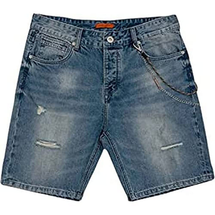 Gianni Lupo Herren Gl813y Jeans-Shorts, Denim, 52