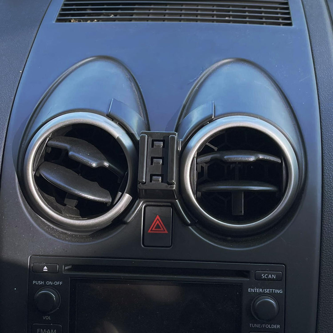 Telefonhalterung Für Qashqai J10 2006-2013 Air Vent Clip Handyhalterung (Black) Schwarz, Schwarz