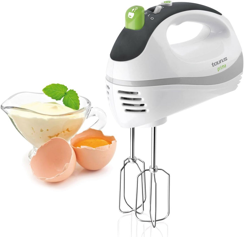 Taurus Handmixer | elektrisch | 300 W | 5 Geschwindigkeitsstufen | Turbofunktion | 2 verschiedene Au