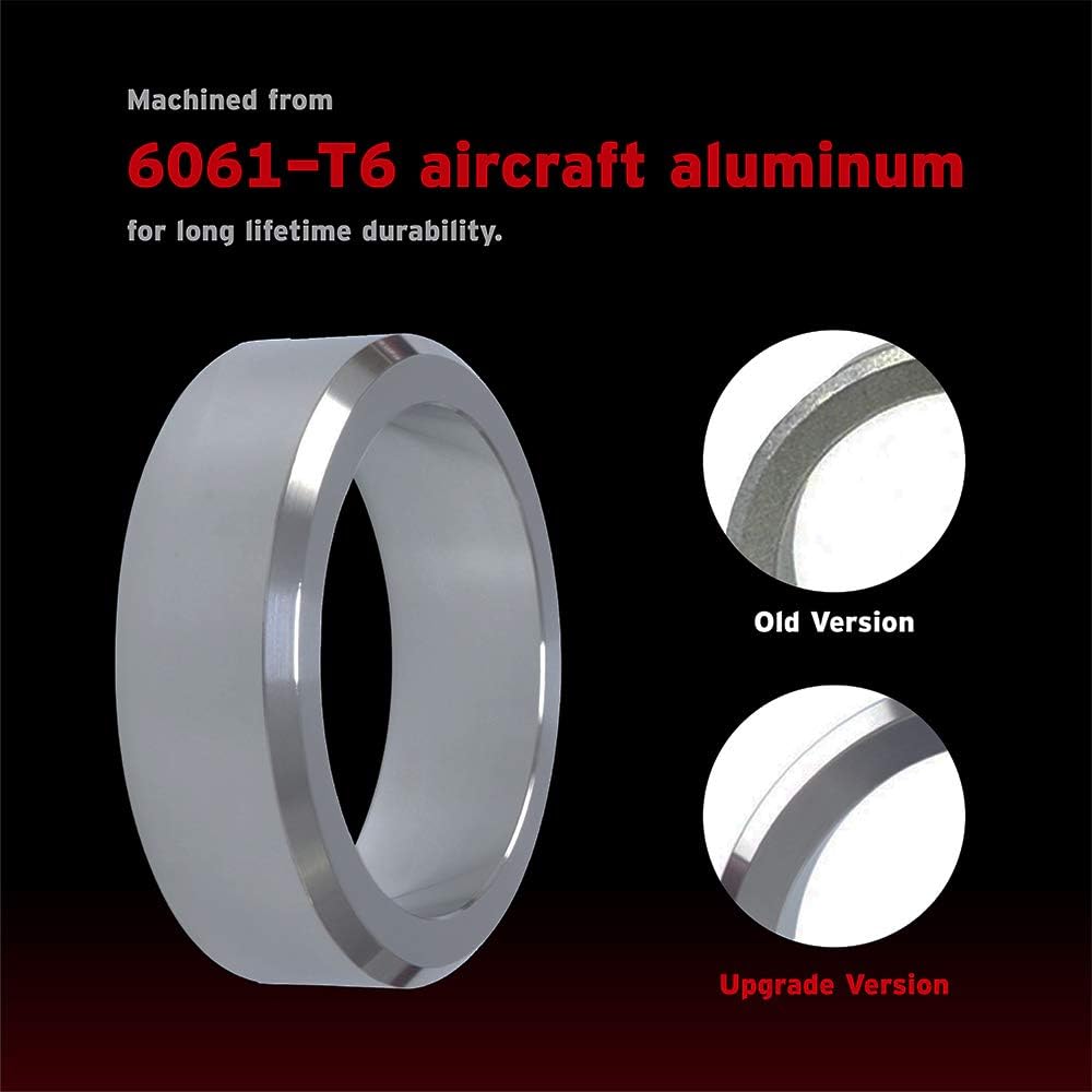 Bisquette Saver Pucks für Bradley Smoker, Set mit 6 wiederverwendbaren Aluminium-Abstandshaltern für