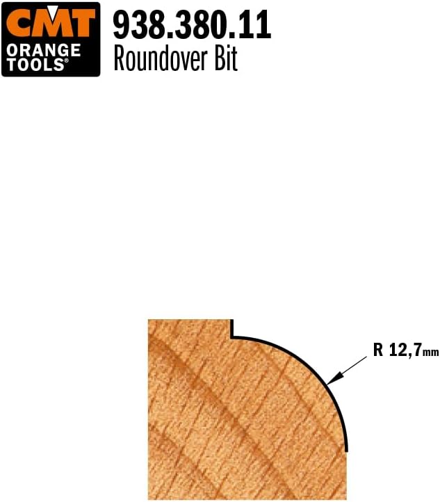 CMT Orange Tools 938.380.11 – Erdbeere R. Concavo mit rodam. HM S 8 D 38.1 R 12.7