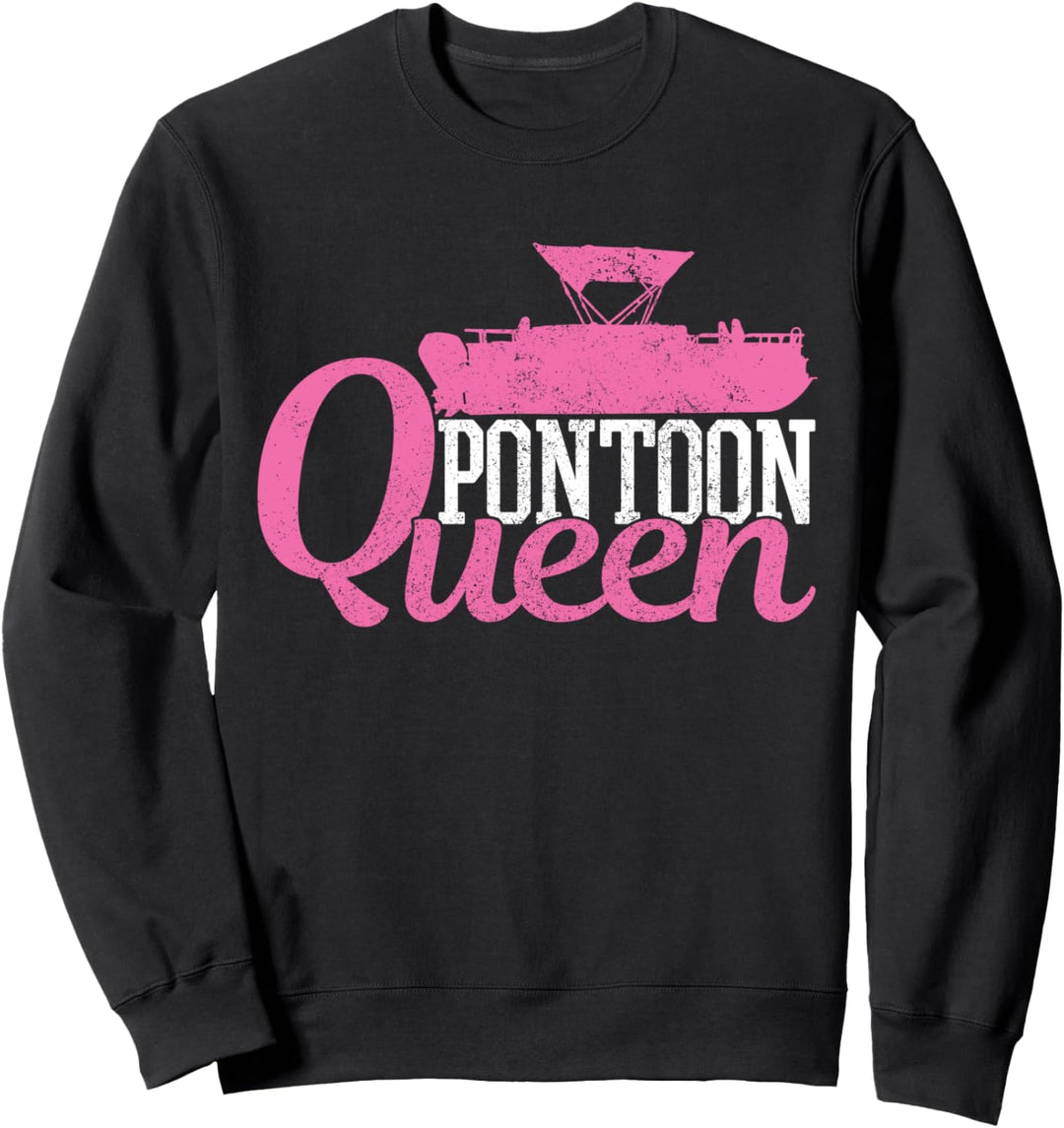Pontoon Boot Lustig Geschenk Sweatshirt