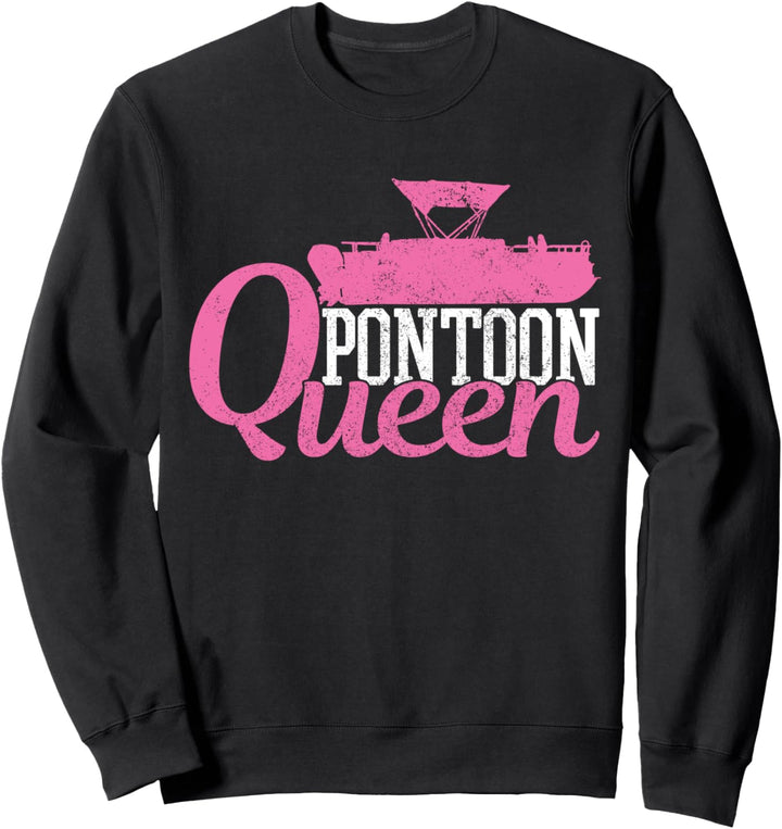 Pontoon Boot Lustig Geschenk Sweatshirt