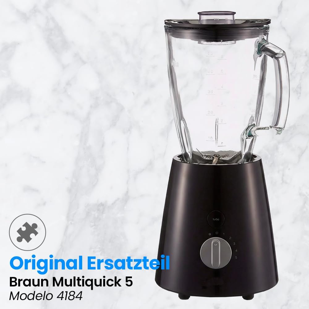 Anakel Home Ersatzmixermesser kompatibel mit Braun 4184 I 4 Edelstahlklingen I Originalersatz Mixer