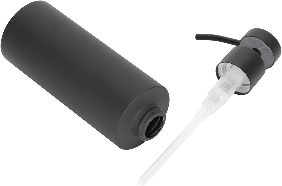 Edelstahl Seifenspender Handbuch Push-Typ Lotion Duschgel Conditioner Flasche schwarz Küchenspüle Wa