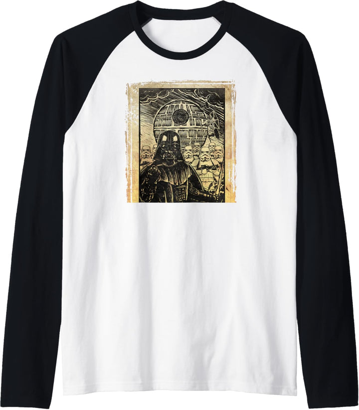 Star Wars Vader Artsy Portrait Raglan