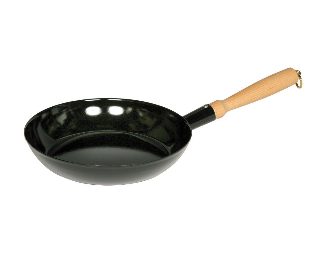Riess, 0561-022, Holzknechtpfanne 30, CLASSIC - SCHWARZEMAILLE, Durchmesser 30 cm, Höhe 14.2 cm, Ema