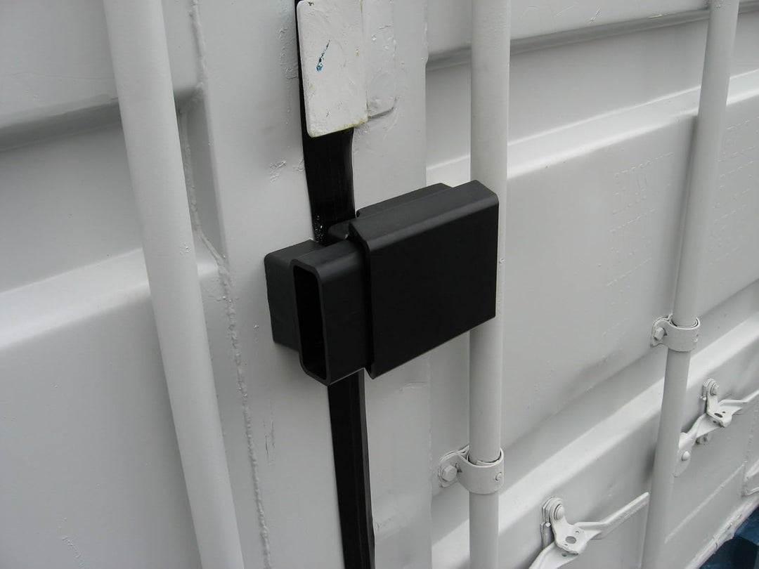 ABUS Containerschloss 37/55HB100 + ConHasp Granit 215/100 - Set aus Vorhängeschloss und Hochsicherhe