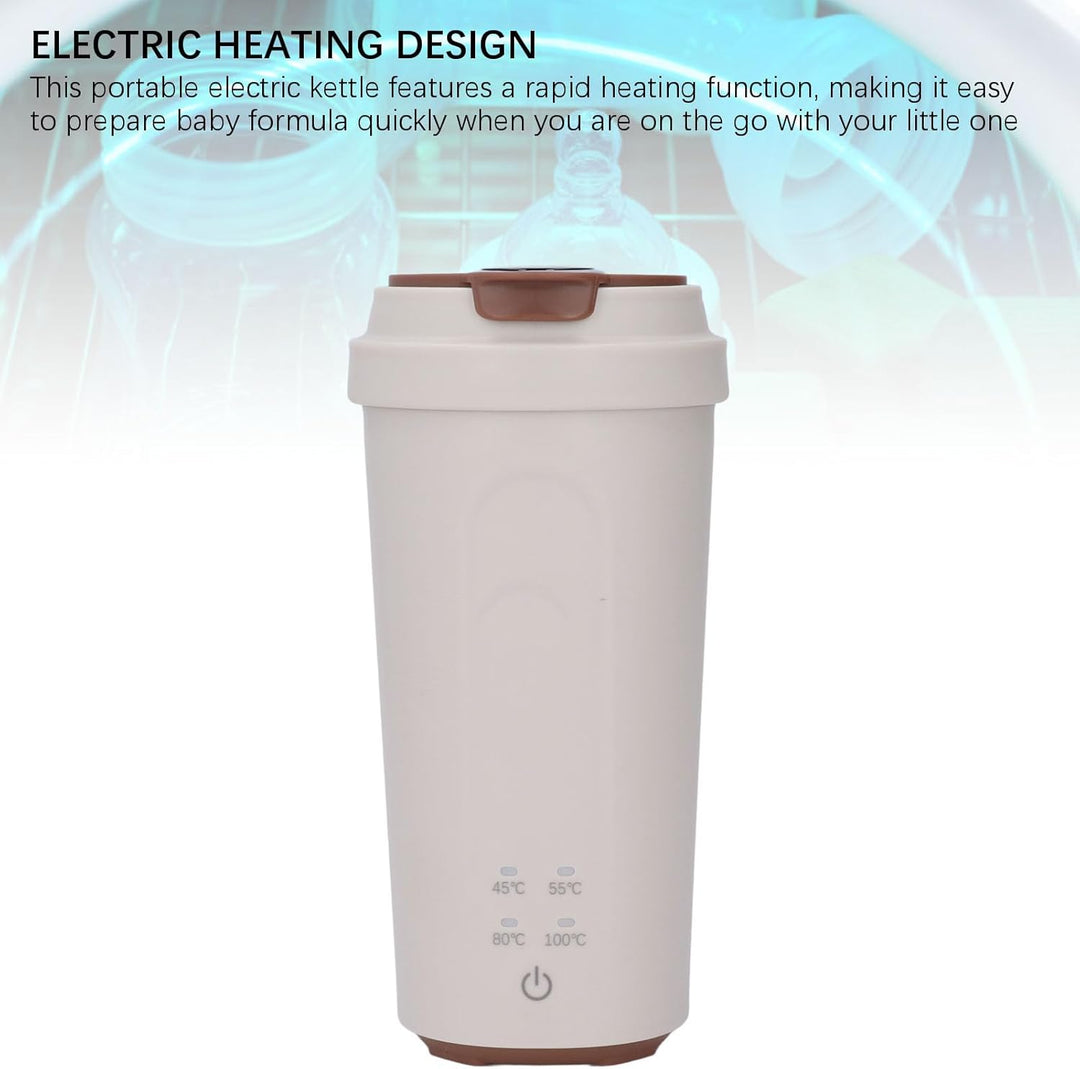 Tragbarer Elektrischer Wasserkocher, Kleiner Reise-Wasserkocher, Edelstahl, 500 Ml, 300 W, Wiederauf
